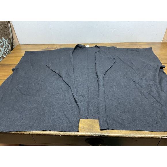 Lululemon Cardigan Women One Size OS Gray After Asana Wrap Studio Cashmere Blend - Picture 6 of 11